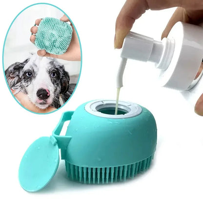 2-in-1 Silicone Pet Bath Brush