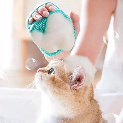 2-in-1 Silicone Pet Bath Brush