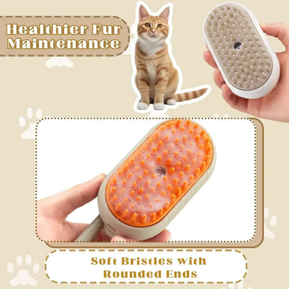 SteamCare 3-in-1 Pet Grooming Brush