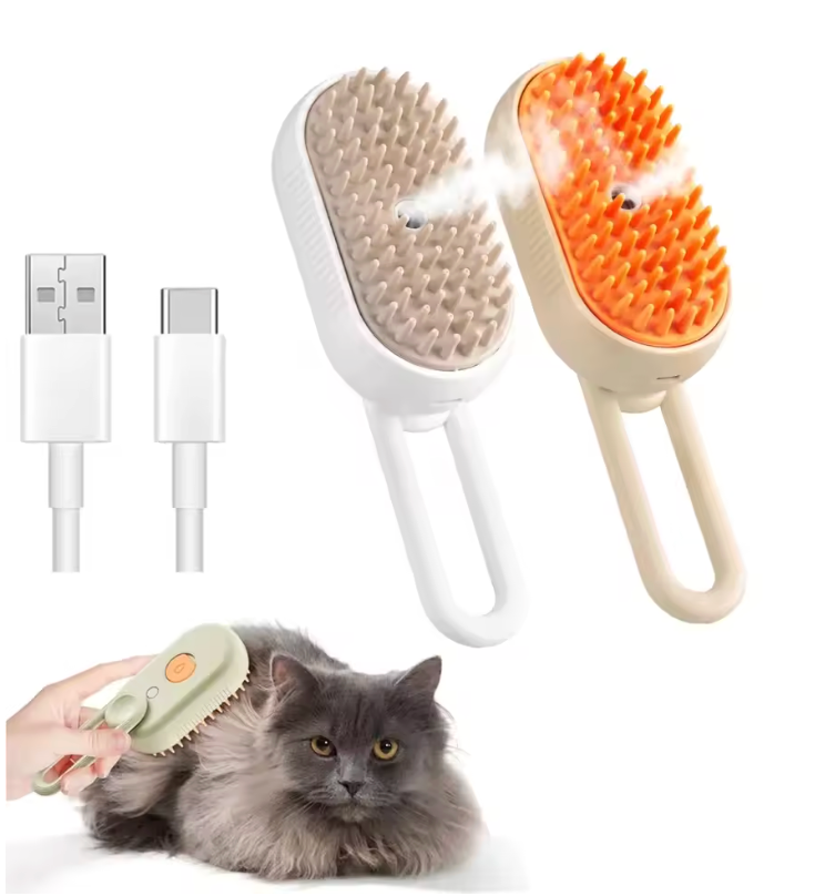 SteamCare 3-in-1 Pet Grooming Brush