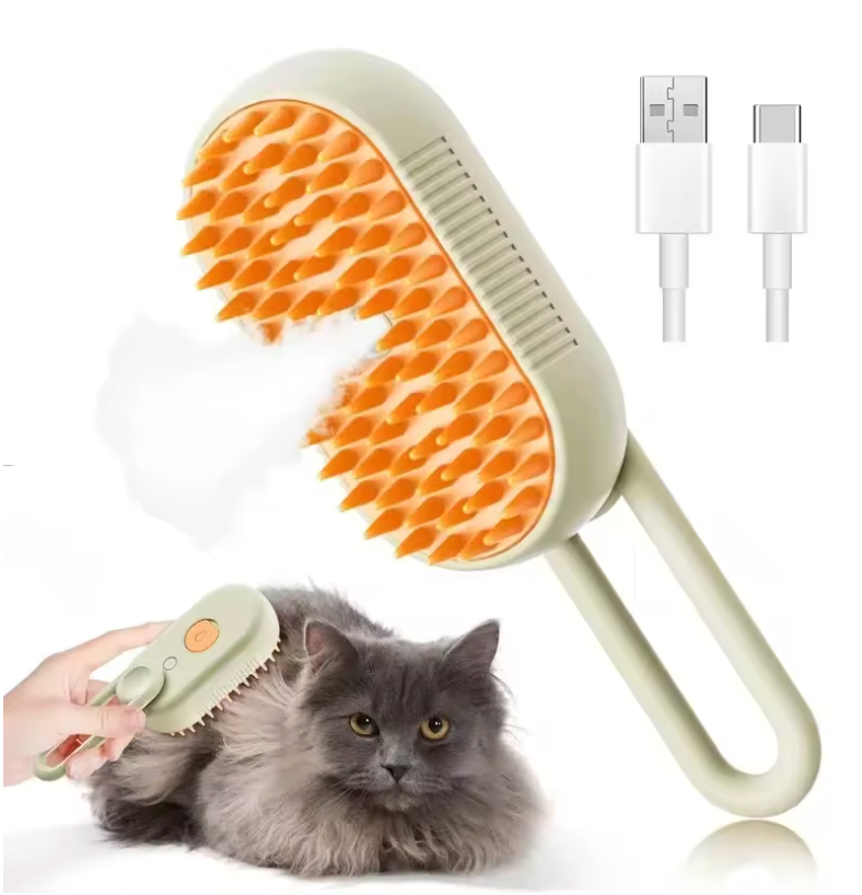 SteamCare 3-in-1 Pet Grooming Brush