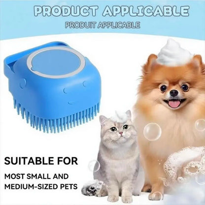 2-in-1 Silicone Pet Bath Brush